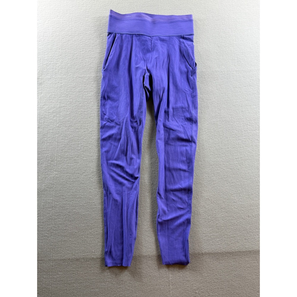 Outdoor Voices Leggings Women Small Purple TechSweat High Rise Pocket